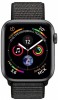 Умные часы Apple Watch Series 4, 40 мм, корпус из алюминия цвета «серый космос», спортивный браслет черного цвета (серый) - apple-luxury.ru