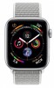 Умные часы Apple Watch Series 4, 40 мм, корпус из серебристого алюминия, спортивный браслет цвета «белая ракушка» - apple-luxury.ru