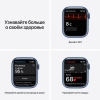 Умные часы Apple Watch Series 7, 45 мм, корпус из алюминия, спортивный ремешок синий - apple-luxury.ru