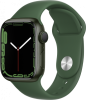 Умные часы Apple Watch Series 7, 45 мм, корпус из алюминия, спортивный ремешок зеленый - apple-luxury.ru