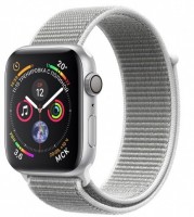 Умные часы Apple Watch Series 4, 44 мм, корпус из серебристого алюминия, спортивный браслет цвета «белая ракушка» - apple-luxury.ru