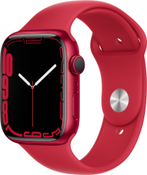 Умные часы Apple Watch Series 7, 41 мм, корпус из алюминия, спортивный ремешок (PRODUCT)RED - apple-luxury.ru